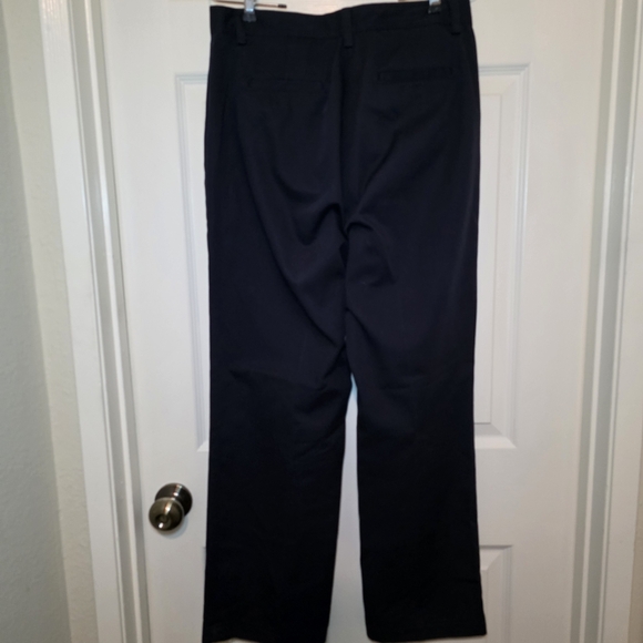 Lands End Fit 3 Bootcut Pants Womens 8 NAVY - Picture 4 of 10